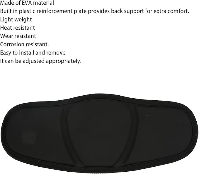 Kayak Seat Backrest Kayak Back Band Canoe Seat Back Rest Adjustable Backrest for Canoe Speedboat Kayaking Camping Hiking Tours