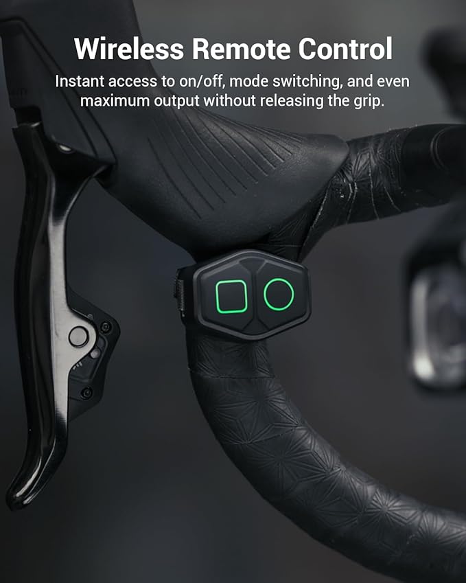 Magicshine EVO 1700 Underneath Mounted Bike Lights for Night Riding,USB-C Rechargeable Bike Headlight, IPX 6 Waterproof Bike Front Light for Road Urban Cyclists