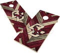 College Team Cornhole Boards, 2x4 Regulation Corn Hole Game Set, Officially Licensed Cornhole Game, Perfect for Tailgates