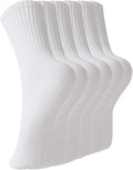 BONANGEL Pilates Socks with Grips for Women, 3 Pairs Womens Grippy Yoga Ballet Barre Hospital Gym Athletic Socks