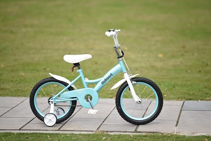 Kids Bike 14 16 18 Inch Bicycle for 3-9 Years Boys Girls Bike，Children's Bicycle with Bell Training Wheels, Multiple Colors
