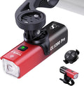 TOWILD CL1200 Bike Lights for Night Riding,Compatible with Garmin/GoPro Mount,1200 Lumen Bright Bike Headlight,Rechargeable Battery,Waterproof Bike Front Light for Commuter Cyclists