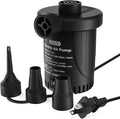 Dr.Meter Air Pump for Inflatables: AC 110V Air Mattress Pump with 3 Nozzles - Quick-Fill Electric Inflator Deflator for Inflatable Pool Raft Bed Boat Floats Swimming Rings Yoga Balls