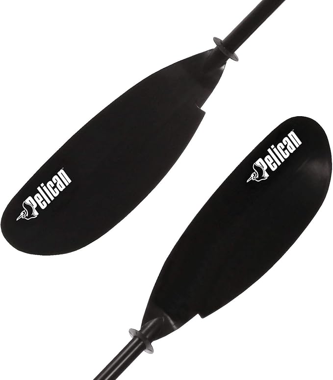 Pelican - Poseidon Paddle - Aluminum Shaft with Reinforced Fiberglass Blades - Lightweight, Adjustable Kayaks Paddles - Perfect for Kayaking Boating