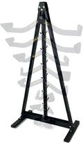Lat Pull Down Bar Gym Accessory Rack, Lat Pulldown Attachments Cable Attachment Storage Rack for Mag Grip - Home Gym Fitness Heavy Duty A-Frame Stand