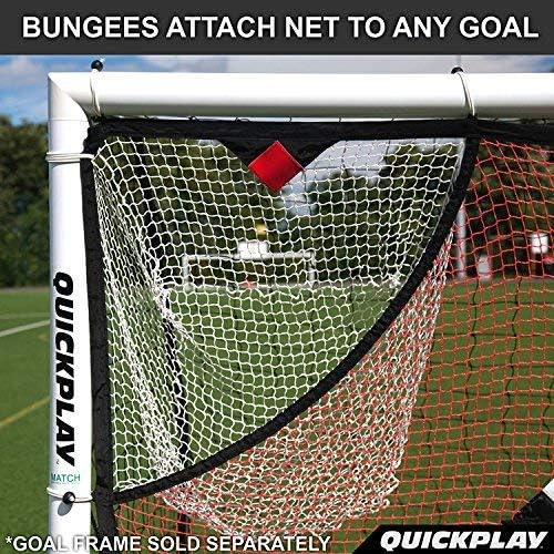 QuickPlay PRO Soccer Target Nets with 7 Scoring Zones – Practice Shooting & Goal Shots | Available in 4 Sizes | Portable Training Equipment | Soccer Frame Not Included