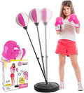 Whoobli Punching Bag for Kids and Toddler Incl Boxing Gloves| 3-10 Years Old Adjustable Kids Punching Bag with Stand| Sports Toy for Boys| Ideal Christmas Birthday Gift for Children