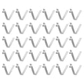 HARFINGTON 30pcs Single Button Kayak Paddle Snap Spring Clip 3.8x6.6x28mm 65Mn Spring Steel V-Shaped Hollow Lift Telescopic Locking Tube Pole Clips for Tent Umbrella Camping