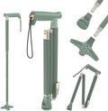 Michael Graves Quick Fold Walking Cane for Men and Women - Foldable Walking Stick for Stability and Style - Collapsible Folding Cane - Walking Sticks for Seniors & Adults