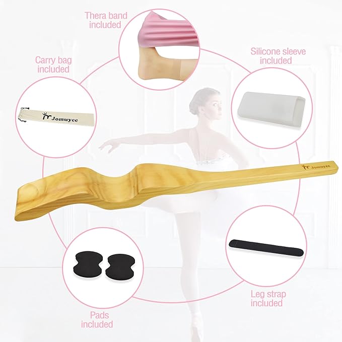 Ballet Foot Stretcher Set Original Pine Dance Foot Arch Enhancer for Dancer, Gymnastics, Yoga People, Gift Idea