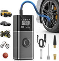Nilight Tire Inflator Portable Air Compressor Rechargeable 12VDC 150PSI Cordless Battery Cigarette Powered 2X Faster Inflation Pump w/Digital Pressure Gauge for Car Motorcycle Bike