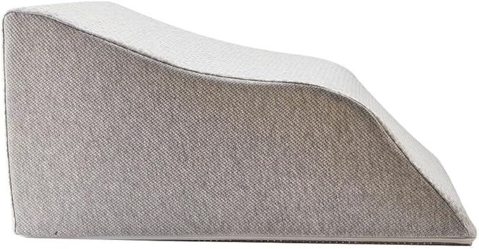 Lounge Doctor Elevating Leg Rest Wedge Pillow, Light Blue, Small