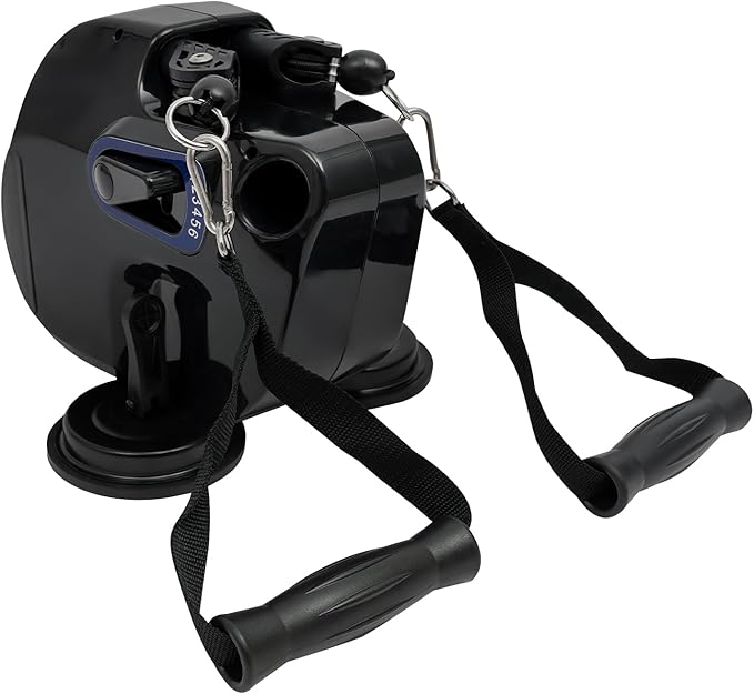 Rope Trainer Machine, Suction Cup Rope Sport Training Device,Gym Body Exersise Pull Rope Strength Training Equipment，Athletic Tool Machine for Bedrooms,Living Rooms, Offices, Gyms, Balconies