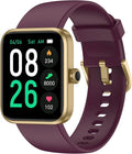 Smart Watch, Fitness Tracker with 45mm Touchcreen, Heart Rate Monitor, Blood Oxygen, Sleep Tracking Fitness Watch IP68 Waterproof Smartwatch for Men Women Compatible with Android iOS