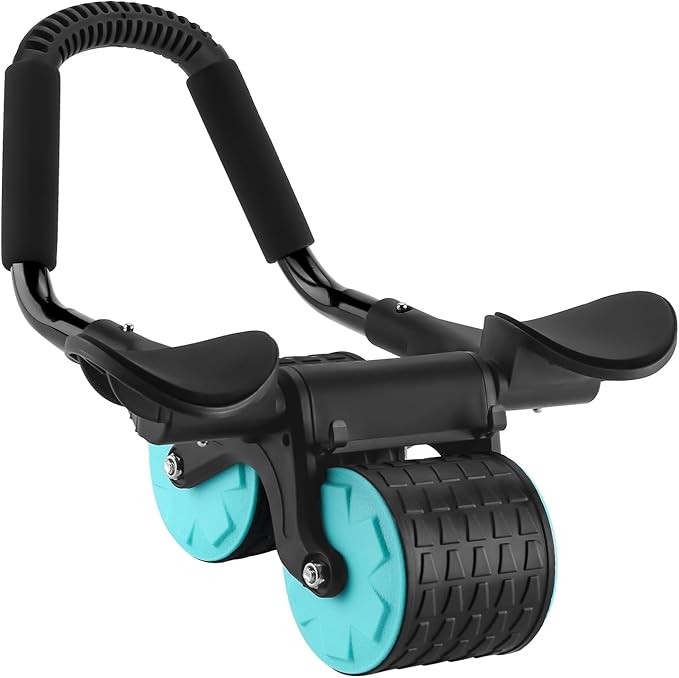 Uota Elbow Support Automatic Rebound Abdominal Wheel，Ab Roller for Abdominal Exercise Machine，Abs Workout Equipment，Dolly Core Strengthening Trainer Fitness Belly Training