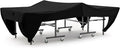 Covermates Ping Pong Table Cover - Indoor/Outdoor Tennis Covers, Heavy Duty Water-Resistant for Flat Prince Table, Classic 12-Guage Vinyl, 110W x 60D x 30H, Black