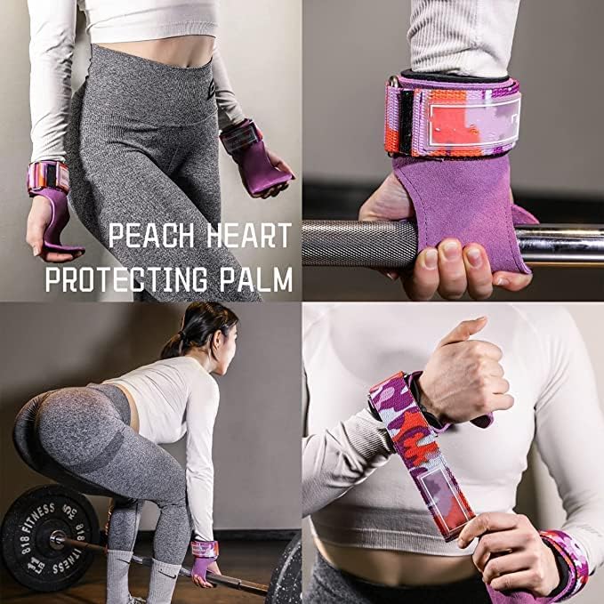 Adjustable Neoprene Padded Wrist straps for Weightlifting,Weight Lifting Straps Gym weight lifting wrist wraps，Gym Accessories for women for Men/Women(Pair)