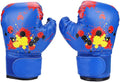 Boxing Gloves for Kids 2-11, PU Kids Boxing Gloves for 3-8 Years, Toddler Boxing Glove with EVA Sponge Filling, Comfortable Boxing Glove for Toddlers Girls and Boys (Blue)