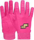 SSK Showcase Youth Baseball Batting Gloves - Durable Full Cabretta Leather Glove - 8 Colors