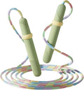 Beaded Jump Rope 1 Pack/2 Pack, ACEONE Segmented Skipping Rope for Kids Adults, Adjustable Tangle-Free Toddler Jumping Rope for Fitness Exercise Training