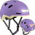 Kid Bike Helmets for Boys and Girls | Fit Head 51-54cm Circumference | CPSC & NTA-8776 Dual Certified | Multi-Sport Helmets with LED Lights, Magnetic Buckle, Detachable Visor