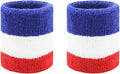 Sweatbands Sports Wristbands for Kids and Women - 3 inch Elastic Athletic Wrist Bands for Tennis, Basketball, Running, Working Out