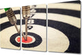 TUMOVO Black and White Wall Art Sports Theme Paintings Dart Board 3 Panels Canvas Paintings Print on Canvas Modern Wall Decor for Living Room Bedroom Bar Club Artwork Framed Ready to Hang(24" Wx36 H)
