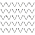 HARFINGTON 30pcs Double Button Kayak Paddle Snap Spring Clip 5.4x6.3x50mm 65Mn Spring Steel V-Shaped Solid Lift Telescopic Locking Tube Pole Clips for Tent Umbrella Camping