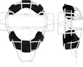 Baseball Catcher Mask Umpire Mask,Full-Face Protection Mask for Baseball,Lightweight Secure Fit Provides Maximum Protection and Comfort – Does Not Obstruct View