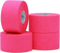 OK TAPE Athletic Sports Tape（4 Packs) - 45ft Per Roll Very Strong Tape for Athlete & Sport Trainers & First Aid Injury Wrap, Perfect for Fingers Ankles Wrist on Bat, Hockey Stick - Pink