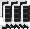600 Packs Paper Wristbands for Events Neon Party Wristbands Colored Waterproof Paper Club Arm Bands Lightweight Identification for Concert Bar Entrance Admission(Black)