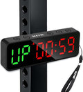 Small Gym Timer Clock Stopwatch Magnetic Workout Interval Timer, Large LED Digital Display, Home Accessories Countdown Clock for Home Gym Garage Schools
