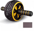 Ab Roller Wheel with Knee Pad - Core & Abdominal Workout Equipment for Home Gym, Full-Body Strength Training