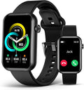 Smart Watch Fitness Tracker (Answer/Make Calls), 24/7 Heart Rate Spo2 Blood Pressure Monitor Sleep Tracker, 114 Sports Modes Calorie Step Tracker Pedometer, Waterproof Activity Tracker for Women Men