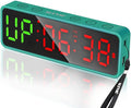 Small Gym Timer Clock Stopwatch Magnetic Workout Interval Timer, Large LED Digital Display, Home Accessories Countdown Clock for Home Gym Garage Schools