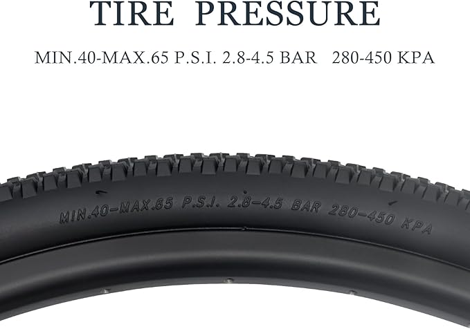 Mountain Bike tire, 24x1.95/26x1.95 Folding Replacement Bicycle Tires with Tire Levers and Tire Tubes, 24''/26'' Mountain Bicycle Tire for MTB Off-Road Bicycle Cycling