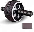 Ab Roller Wheel with Knee Pad - Core & Abdominal Workout Equipment for Home Gym, Full-Body Strength Training