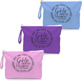 Fokongna 3PCS Girls Trip Gifts Wet Bag Wet Dry Bag Beach Bags Favors, for Swimsuit Toiletry Travel Essentials For Women, Beach Travel Gym for Swimsuit Dirty Diaper Bags