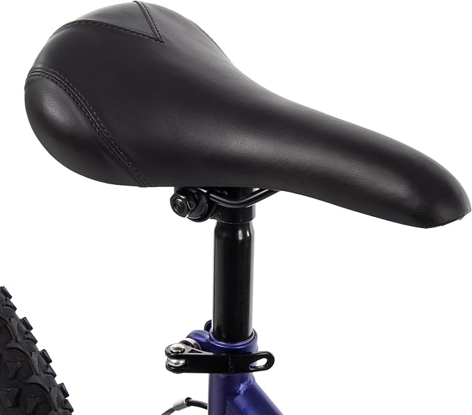 Huffy Stone Mountain Hardtail Mountain Bike for Boys/Girls/Men/Women, 20"/24"/26" Sizes, 6 or 21 Speed Shimano Twist Shifting, Front or Dual Suspension, Comfort Saddle, Sleek Colors