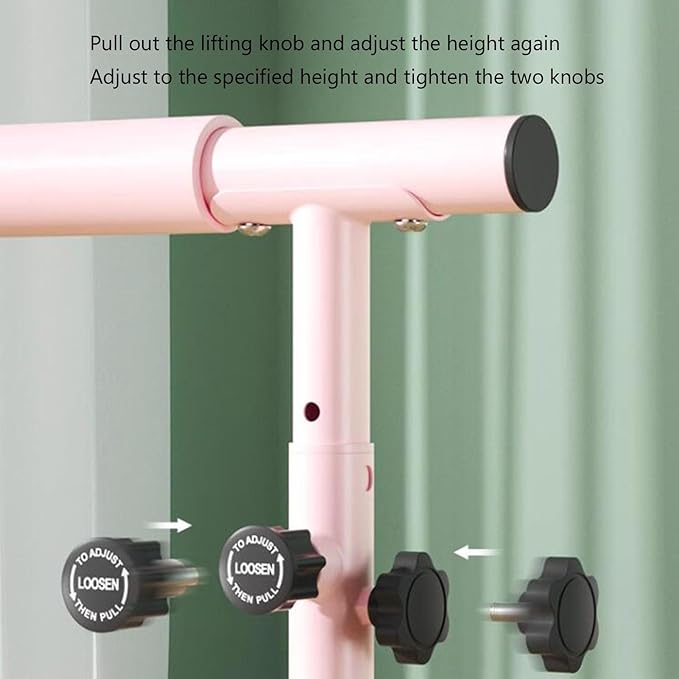Adjustable Ballet Barre 65-105cm - Portable Freestanding Dance Stretch Bar for Home Studio, Perfect for Adults & Kids, Ideal for Stretching and Balance Training