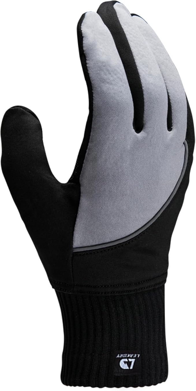 Waterproof Merino Wool Touchscreen Gloves – 3-Layer Thermal Winter Gloves with Nylon Outer, Windproof & Breathable for Outdoor Sports,Cycling,Hiking,Skiing Unisex