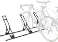 RELIANCER 3 Adjustable Bike Storage Stand,Bicycle Floor Parking Rack,Steady Bike Wheel Holder Fit All Mountain & Road Bikes,Indoor Outdoor Cycling Storage Organizer,Apartment Garage Cycle Tires Holder