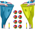 Granny Pants Yard Game, Oversized Giant Stretchy Pants Outdoor Game with Inflatable Ball & Bicycle Pump, for Birthdays, BBQs, Beach and Backyard Games