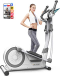 HARISON Elliptical Machine for Home 350 LBS Capacity, Magnetic Elliptical Exercise Machine with 16-Level Resistance Control, Elliptical Trainer with HARISON Bluetooth