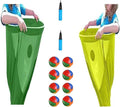 FunFling Granny Pants Yard Game - Oversized Outdoor Toss Game with 16 Throwing Balls for Adults & Kids, Giant Lawn Games for Backyard BBQ, Birthday Parties & Team Building Events