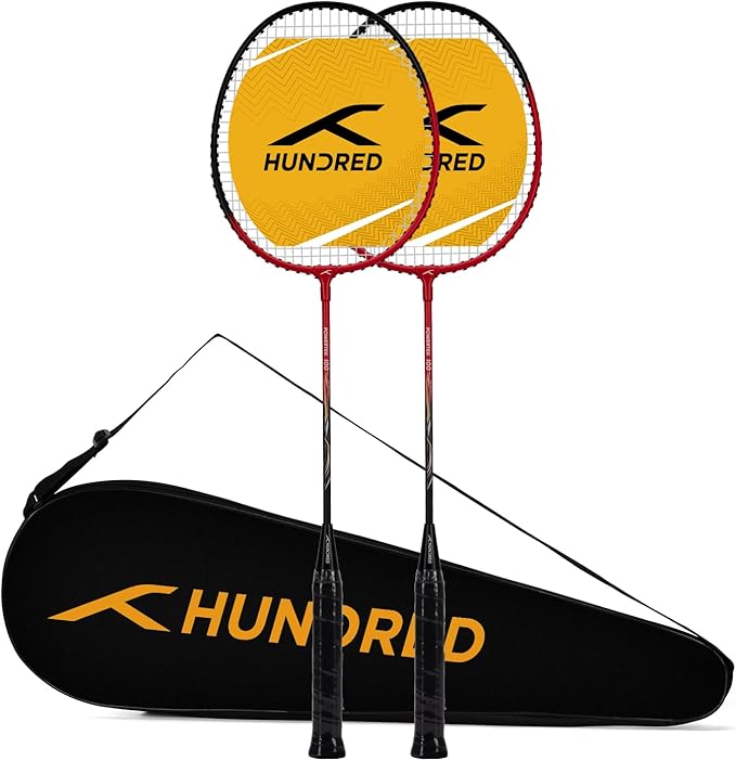 POWERTEK 100 (Set of 2) Badminton Racket with Full Cover
