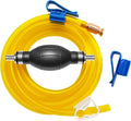 Gasoline Transfer Pump - Fuel Transfer Pump, Gas Pump Portable Hand Fuel Siphon Pump, Oil, Diesel, Water, Liquid, Fluid, High Flow 10 Ft Siphon Hose for Gasoline