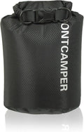 30D Nylon Waterproof Dry Bag-Suitable for Hiking, Kayaking and Rafting-Portable Waterproof Storage Sack with Roll Top Closure-Float on Water(3L/Black)