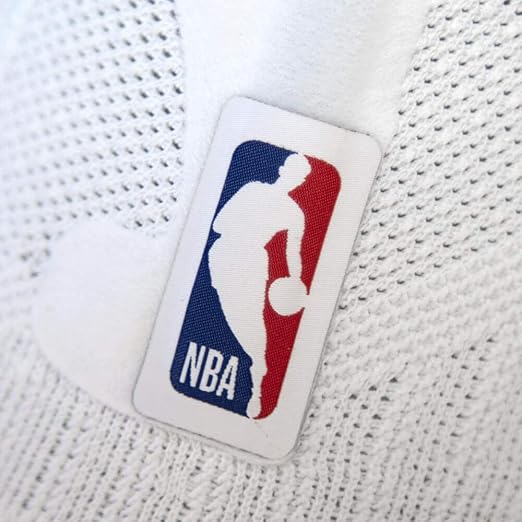 Bauerfeind Sports Knee Support NBA - Officially Licensed Basketball Knee Brace - Relief and Stabilization - Targeted Compression - Lightweight & Durable - White, X-Large