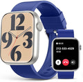 Smart Watches for Men Women with Blood Pressure Monitor, 1.9'' HD Full Touch Screen Fitness Tracker, 123 Sports Modes, Waterproof Smartwatch with Heart Rate, Blood Oxygen Compatible Android and iOS